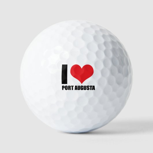 I Liebe Port Augusta Golfball (Vorderseite)
