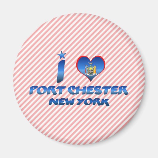 I Liebe Port Chester, New York Magnet (Vorne)