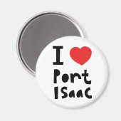 I Liebe Port Isaac Magnet (Vorderseite/Rückseite)