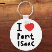I Liebe Port Isaac Schlüsselanhänger (Vorderseite)