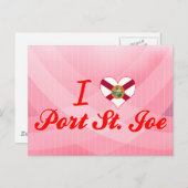 I Liebe Port St.Joe, Florida Postkarte (Vorne/Hinten)