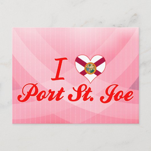 I Liebe Port St.Joe, Florida Postkarte (Vorderseite)