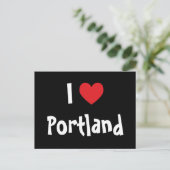 I Liebe Portland Postkarte (Stehend Vorderseite)