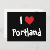 I Liebe Portland Postkarte (Vorne/Hinten)