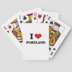 I Liebe Portland Spielkarten