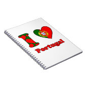 I Liebe Portugal Notizblock (Rechte Seite)