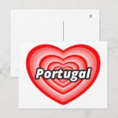 I Liebe Portugal Postkarte (Vorne/Hinten)