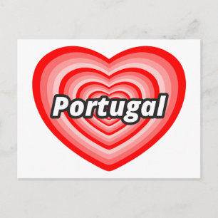 I Liebe Portugal Postkarte