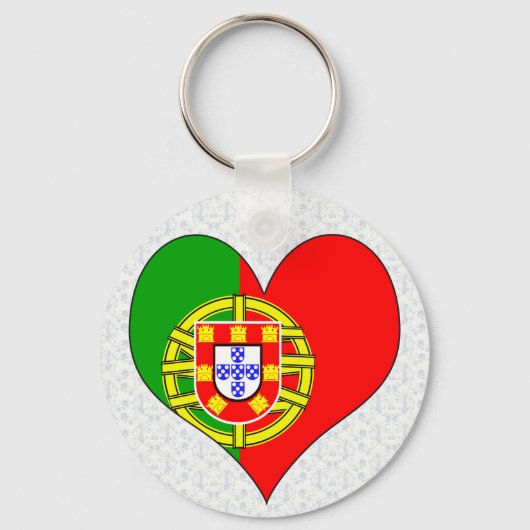 I Liebe Portugal Schlüsselanhänger (Vorderseite)