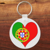 I Liebe Portugal Schlüsselanhänger (Vorderseite)