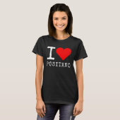 I Liebe Positano I Liebe Italien Reisen Herz Amalf T-Shirt (Vorne ganz)