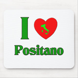 I Liebe Positano Italien Mousepad
