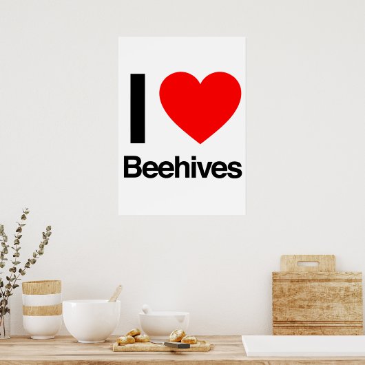 i LIEBE Poster (Küche)