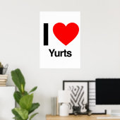 i LIEBE Poster (Heimbüro)