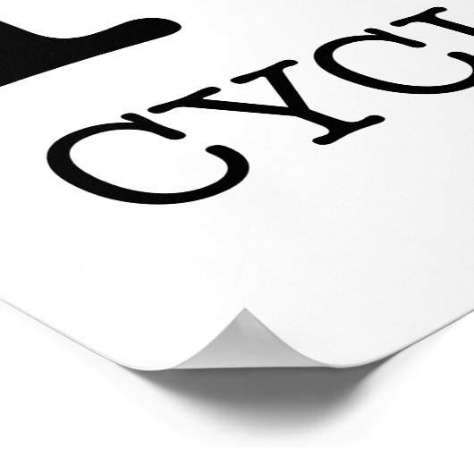 I LIEBE POSTER (Ecke)