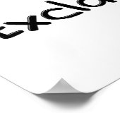 I LIEBE POSTER (Ecke)