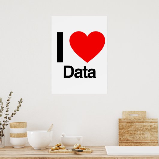 i LIEBE Poster (Küche)