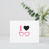 I LIEBE POSTKARTE (Stehend Vorderseite)