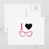 I LIEBE POSTKARTE (Vorne/Hinten)
