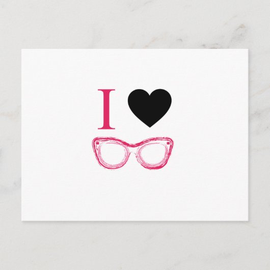 I LIEBE POSTKARTE (Vorderseite)