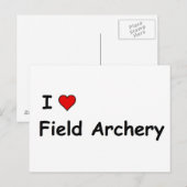 I LIEBE POSTKARTE (Vorne/Hinten)