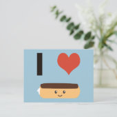 I Liebe Postkarte (Stehend Vorderseite)