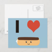 I Liebe Postkarte (Vorne/Hinten)