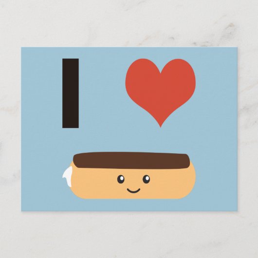 I Liebe Postkarte (Vorderseite)