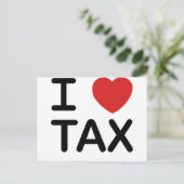 I LIEBE POSTKARTE (Stehend Vorderseite)