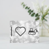 I LIEBE POSTKARTE (Stehend Vorderseite)