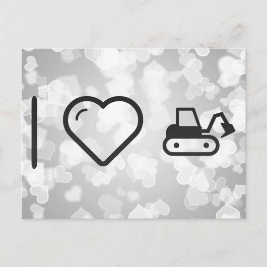 I LIEBE POSTKARTE (Vorderseite)