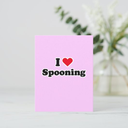 I LIEBE POSTKARTE (Stehend Vorderseite)