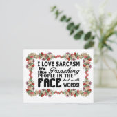 I LIEBE POSTKARTE (Stehend Vorderseite)