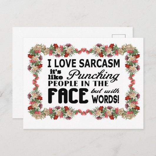 I LIEBE POSTKARTE (Vorne/Hinten)