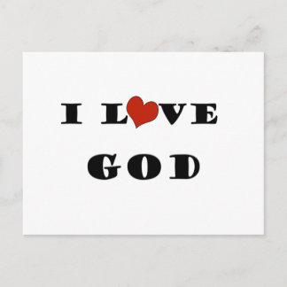 I Liebe Postkarte