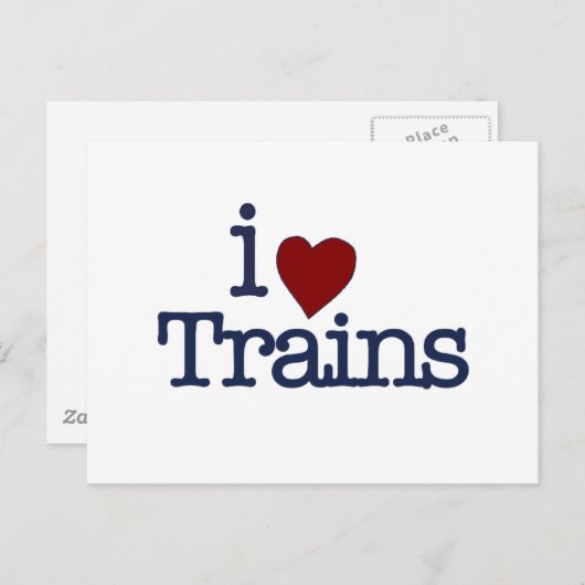 I LIEBE POSTKARTE (Vorne/Hinten)