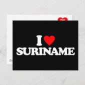 I LIEBE POSTKARTE (Vorne/Hinten)