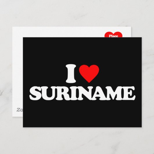 I LIEBE POSTKARTE (Vorne/Hinten)