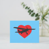 I LIEBE POSTKARTE (Stehend Vorderseite)