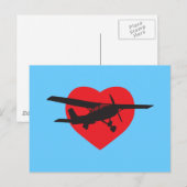 I LIEBE POSTKARTE (Vorne/Hinten)
