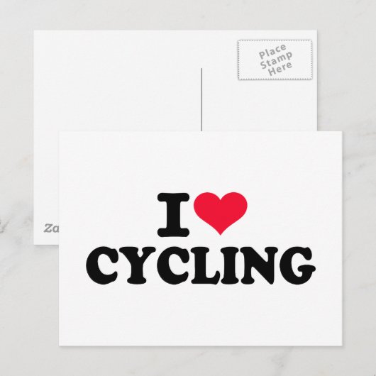 I Liebe Postkarte (Vorne/Hinten)