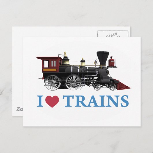 I LIEBE POSTKARTE (Vorne/Hinten)