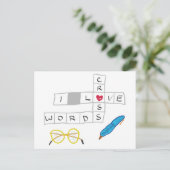 I LIEBE POSTKARTE (Stehend Vorderseite)