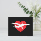 I LIEBE POSTKARTE (Stehend Vorderseite)