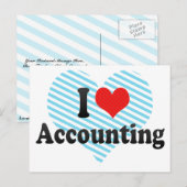 I LIEBE POSTKARTE (Vorne/Hinten)