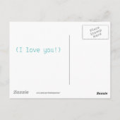 I Liebe Postkarte 1 (Rückseite)