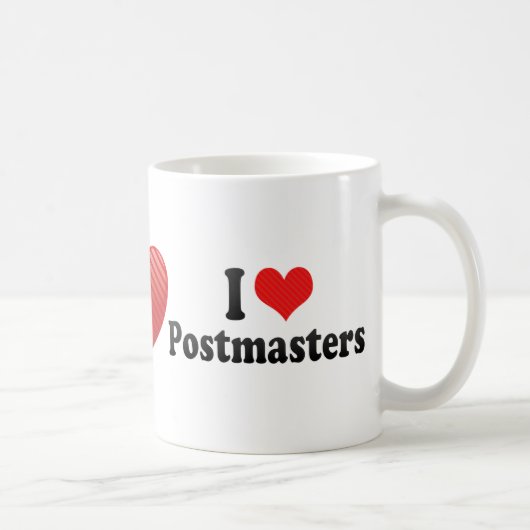 I Liebe-Postmeister Kaffeetasse (Rechts)