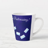 I Liebe Postüberqueren - Latte Tasse (Rechts)