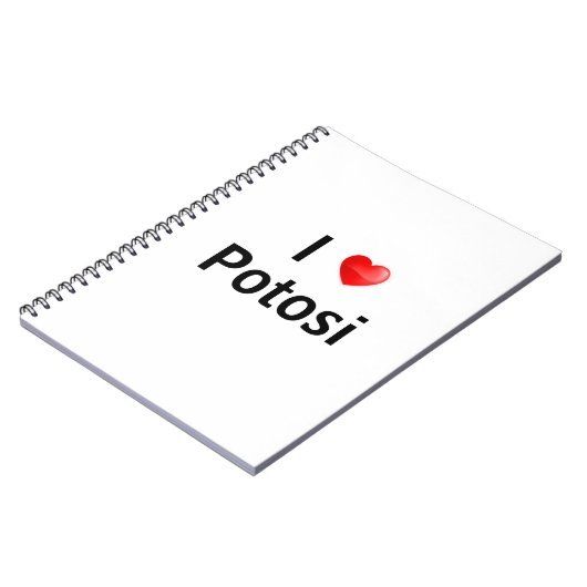 I Liebe Potosi Notizblock (Linke Seite)