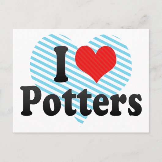 I Liebe Potters Postkarte (Vorderseite)